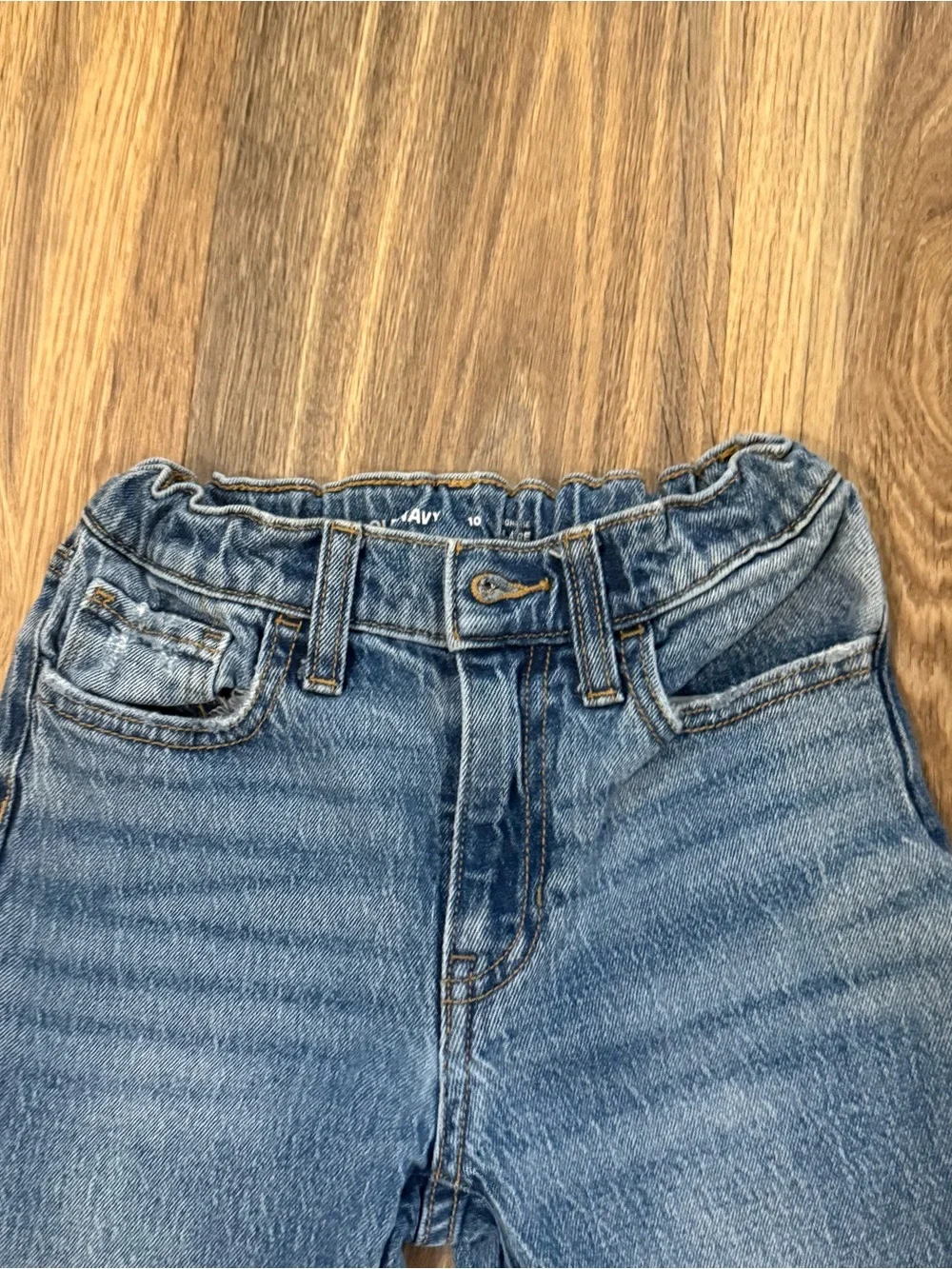 High Rise Flare Distressed Girl’s Blue Flare Jeans Size 10